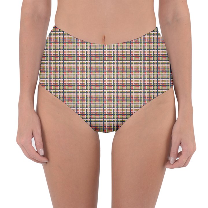 Frio Reversible High-Waist Bikini Bottoms