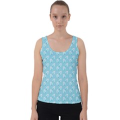 Frozen Forest Velvet Tank Top by Sparkle