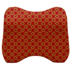 Funhouse Of Mirrors Velour Head Support Cushion by Sparkle