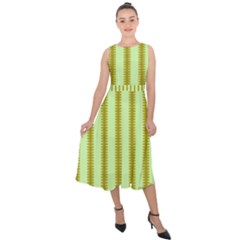 Geared Sound Midi Tie-back Chiffon Dress by Sparkle