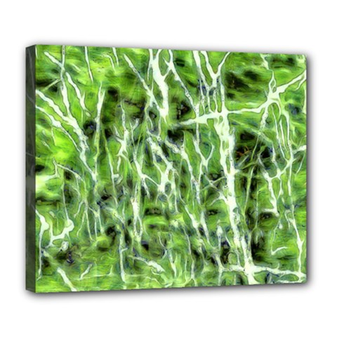 Green Desire Deluxe Canvas 24  X 20  (stretched) by DimitriosArt