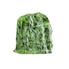 Green Desire Drawstring Pouch (large) by DimitriosArt