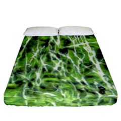 Green Desire Fitted Sheet (california King Size) by DimitriosArt