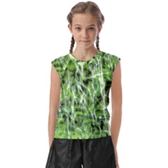 Green Desire Kids  Raglan Cap Sleeve Tee by DimitriosArt