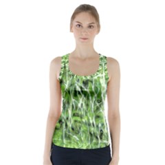 Green Desire Racer Back Sports Top by DimitriosArt