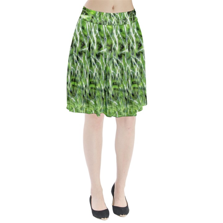 Green desire Pleated Skirt