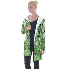 Green Desire Longline Hooded Cardigan by DimitriosArt