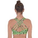 Green desire Cross String Back Sports Bra View2