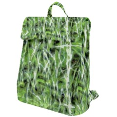 Green Desire Flap Top Backpack by DimitriosArt