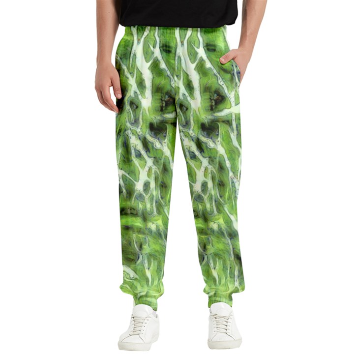 Green desire Men s Elastic Waist Pants