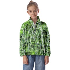 Green Desire Kids  Half Zip Hoodie