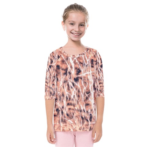 Pink Desire Kids  Quarter Sleeve Raglan Tee by DimitriosArt