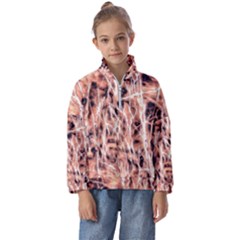 Pink Desire Kids  Half Zip Hoodie