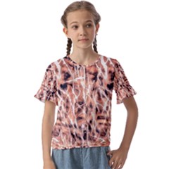 Pink Desire Kids  Cuff Sleeve Scrunch Bottom Tee