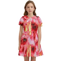 Requiem  Of The Red Stars Kids  Bow Tie Puff Sleeve Dress