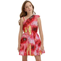 Requiem  Of The Red Stars Kids  One Shoulder Party Dress