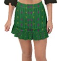 Forest Tulips Groowing To Reach The Divine Sky Pop-culture Fishtail Mini Chiffon Skirt View1