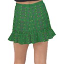 Forest Tulips Groowing To Reach The Divine Sky Pop-culture Fishtail Mini Chiffon Skirt View2