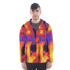 Requiem  Of The Lava  Stars Men s Hooded Windbreaker