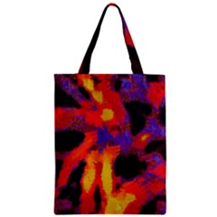 Requiem  Of The Lava  Stars Zipper Classic Tote Bag by DimitriosArt