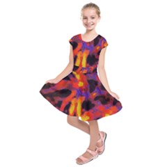 Requiem  Of The Lava  Stars Kids  Short Sleeve Dress