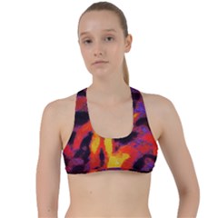 Requiem  Of The Lava  Stars Criss Cross Racerback Sports Bra by DimitriosArt