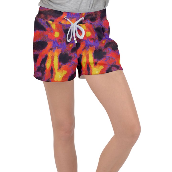 Requiem  of the lava  stars Velour Lounge Shorts