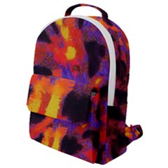 Requiem  Of The Lava  Stars Flap Pocket Backpack (small) by DimitriosArt