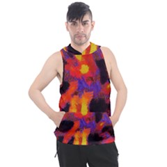 Requiem  Of The Lava  Stars Men s Sleeveless Hoodie by DimitriosArt