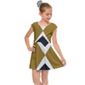 Abstract pattern geometric backgrounds   Kids  Cap Sleeve Dress View1