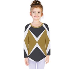 Abstract pattern geometric backgrounds   Kids  Long Sleeve Tee