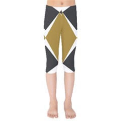 Abstract pattern geometric backgrounds   Kids  Capri Leggings 