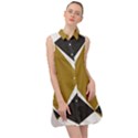 Abstract pattern geometric backgrounds   Sleeveless Shirt Dress View1