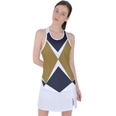 Abstract pattern geometric backgrounds   Racer Back Mesh Tank Top