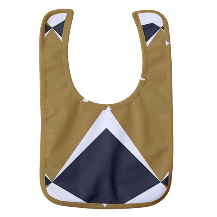 Abstract pattern geometric backgrounds   Baby Bib