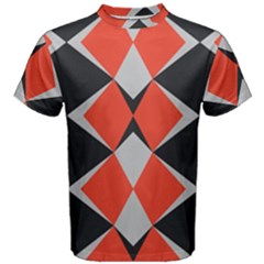 Abstract Pattern Geometric Backgrounds   Men s Cotton Tee by Eskimos