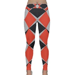 Abstract Pattern Geometric Backgrounds   Classic Yoga Leggings by Eskimos