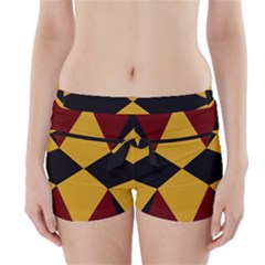 Abstract Pattern Geometric Backgrounds   Boyleg Bikini Wrap Bottoms by Eskimos