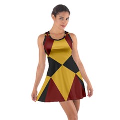 Abstract Pattern Geometric Backgrounds   Cotton Racerback Dress by Eskimos