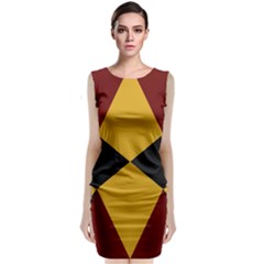 Abstract Pattern Geometric Backgrounds   Classic Sleeveless Midi Dress by Eskimos