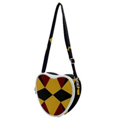 Abstract Pattern Geometric Backgrounds   Heart Shoulder Bag by Eskimos