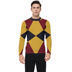 Abstract Pattern Geometric Backgrounds   Men s Long Sleeve Rash Guard