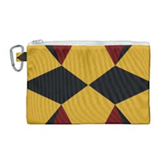 Abstract Pattern Geometric Backgrounds   Canvas Cosmetic Bag (large)