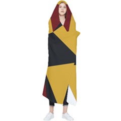 Abstract Pattern Geometric Backgrounds   Wearable Blanket