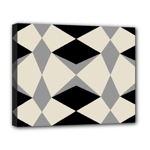 Abstract Pattern Geometric Backgrounds   Deluxe Canvas 20  X 16  (stretched) by Eskimos