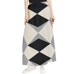 Abstract Pattern Geometric Backgrounds   Maxi Chiffon Skirt