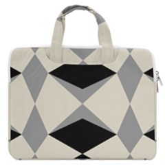 Abstract Pattern Geometric Backgrounds   Macbook Pro13  Double Pocket Laptop Bag