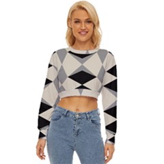 Abstract Pattern Geometric Backgrounds   Lightweight Long Sleeve Sweatshirt