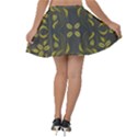 Folk flowers print Floral pattern Ethnic art Velvet Skater Skirt View2