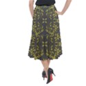 Folk flowers print Floral pattern Ethnic art Midi Mermaid Skirt View2